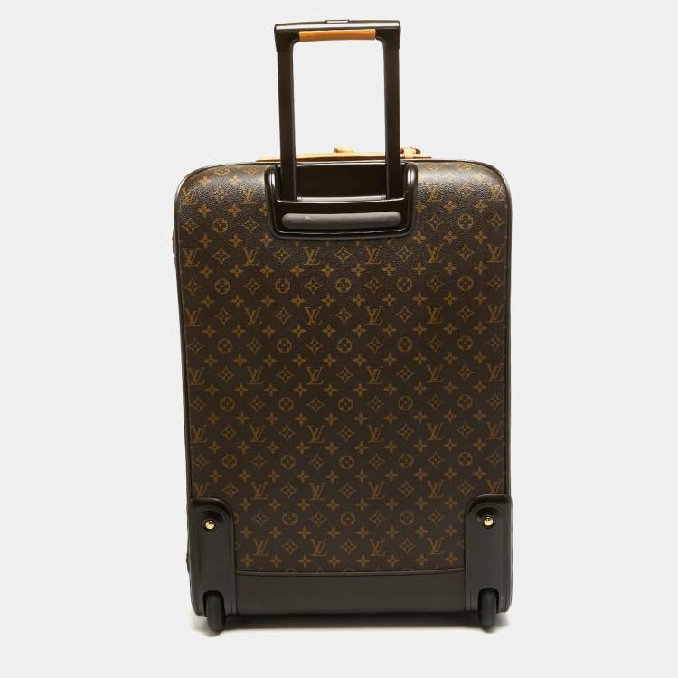 Pre Owned Louis Vuitton Monogram Canvas Pegase 65 Luggage