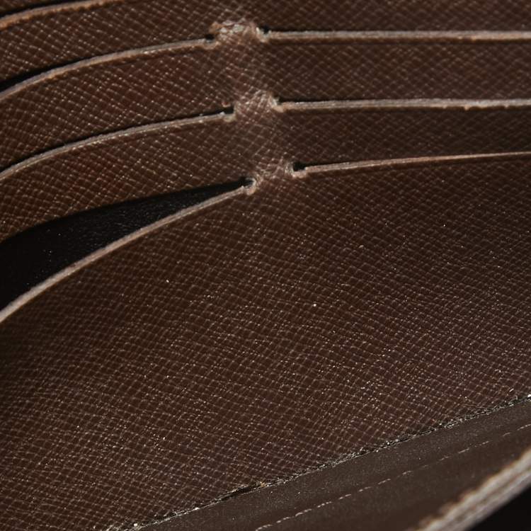 Pre Owned Louis Vuitton Damier Ebene Canvas Accordeon Wallet