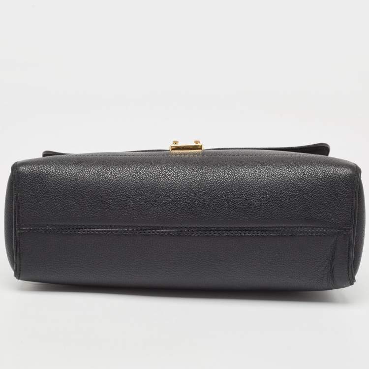 Pre Owned Louis Vuitton Black Monogram Empreinte Leather St Germain MM Bag