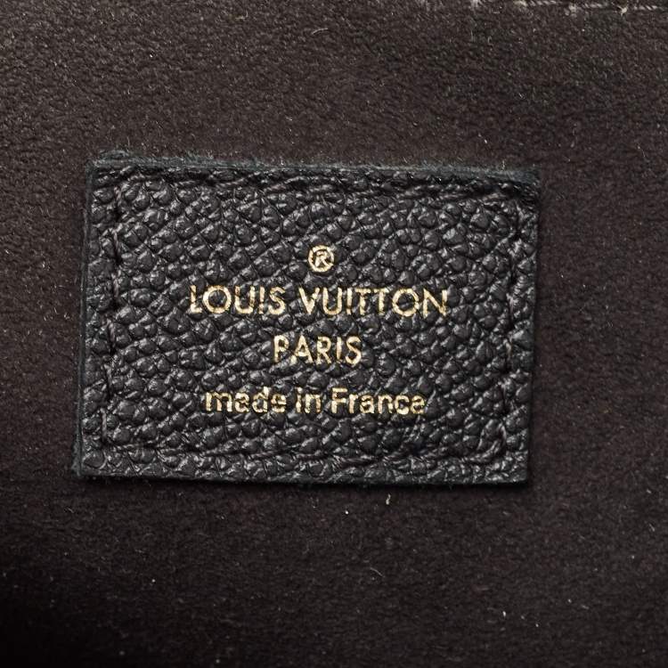 Pre Owned Louis Vuitton Black Monogram Empreinte Leather St Germain MM Bag