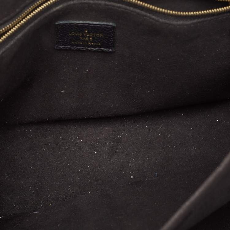 Pre Owned Louis Vuitton Black Monogram Empreinte Leather St Germain MM Bag