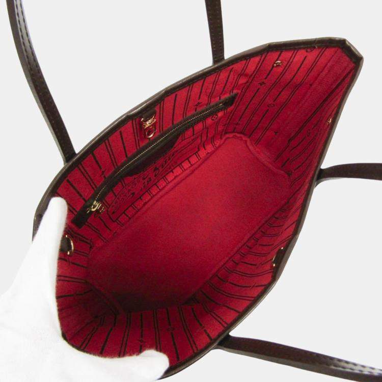 Pre Owned Louis Vuitton Damier Ebene NM Neverfull PM  Tote Bag  