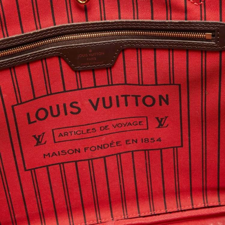 مملوكة مسبقًا Louis Vuitton Damier Ebene Canvas Neverfull MM Bag