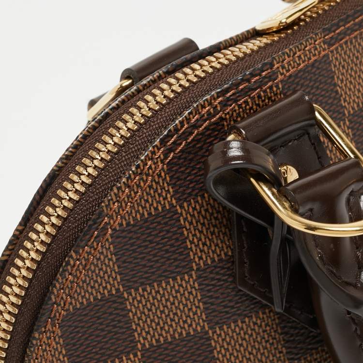 Pre Owned Louis Vuitton Damier Ebene Canvas Alma BB Bag