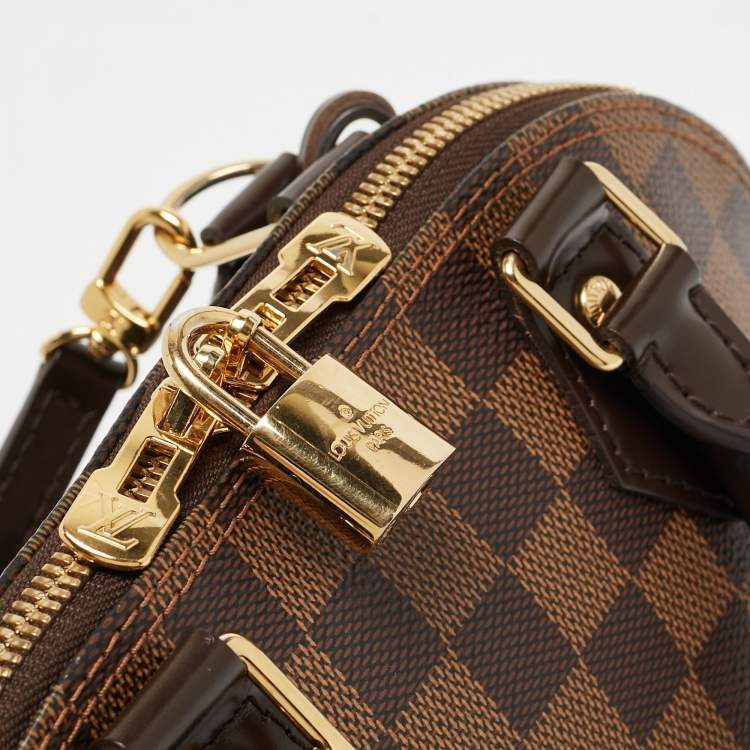 Pre Owned Louis Vuitton Damier Ebene Canvas Alma BB Bag