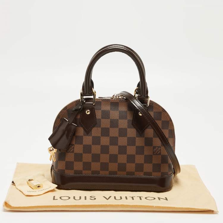 Pre Owned Louis Vuitton Damier Ebene Canvas Alma BB Bag