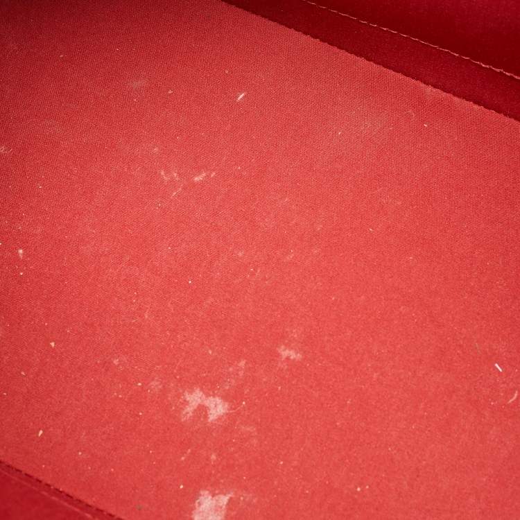 Pre Owned Louis Vuitton Pomme D Amour Monogram Vernis Alma GM Bag