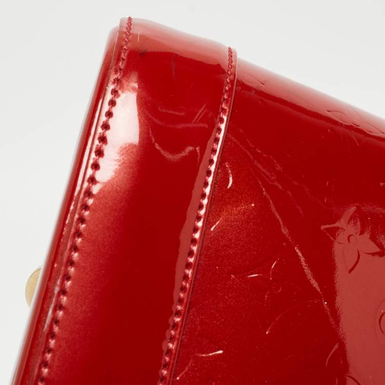 Pre Owned Louis Vuitton Pomme D Amour Monogram Vernis Alma GM Bag