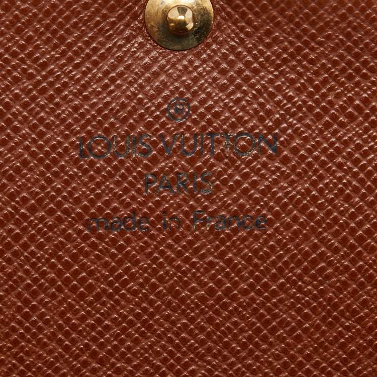Pre Owned Louis Vuitton Monogram Canvas Porte Monnaie Billets Tresor Wallet