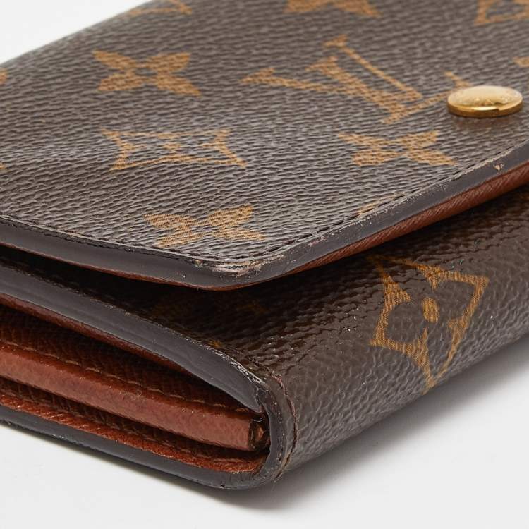 Pre Owned Louis Vuitton Monogram Canvas Porte Monnaie Billets Tresor Wallet