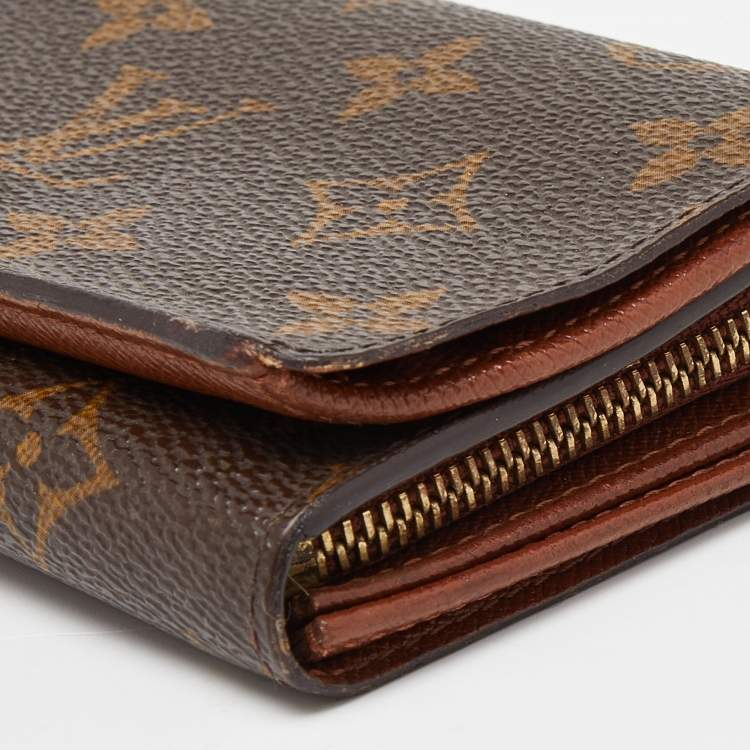 Pre Owned Louis Vuitton Monogram Canvas Porte Monnaie Billets Tresor Wallet