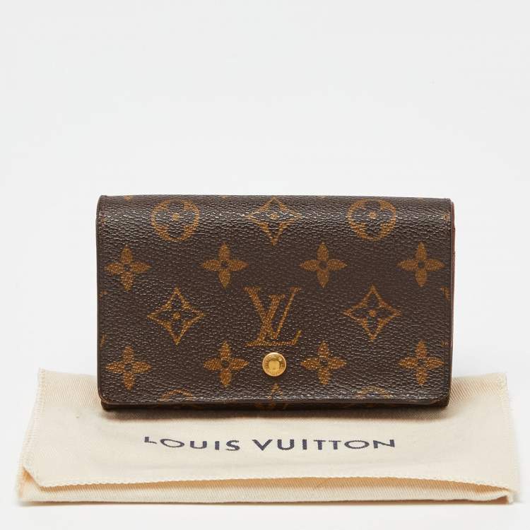 Pre Owned Louis Vuitton Monogram Canvas Porte Monnaie Billets Tresor Wallet