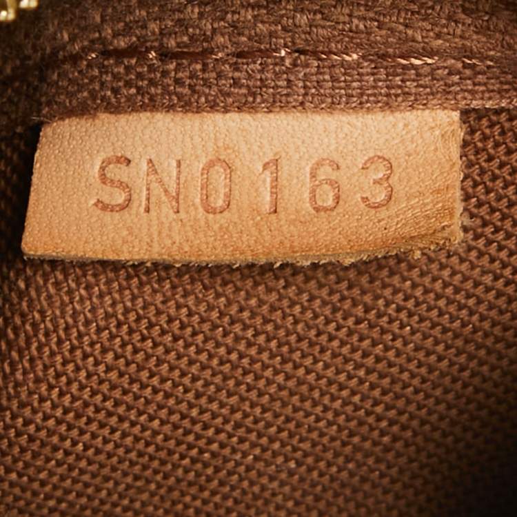Pre Owned Louis Vuitton Monogram Canvas Eva Pochette 