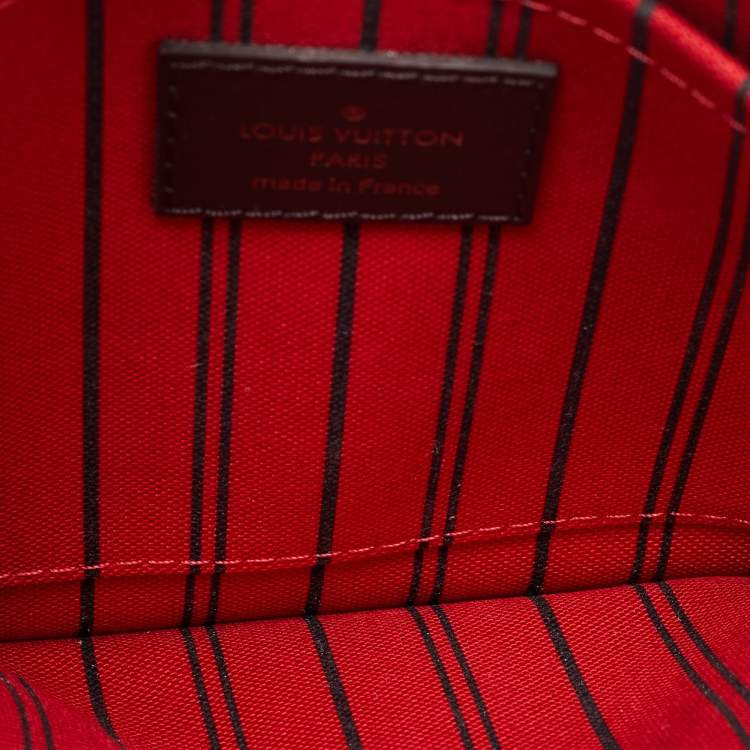 Pre Owned Louis Vuitton Damier Ebene Canvas Neverfull MM Bag