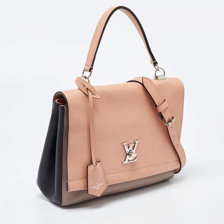 Pre Owned Louis Vuitton Multicolor Leather Lockme II Bag