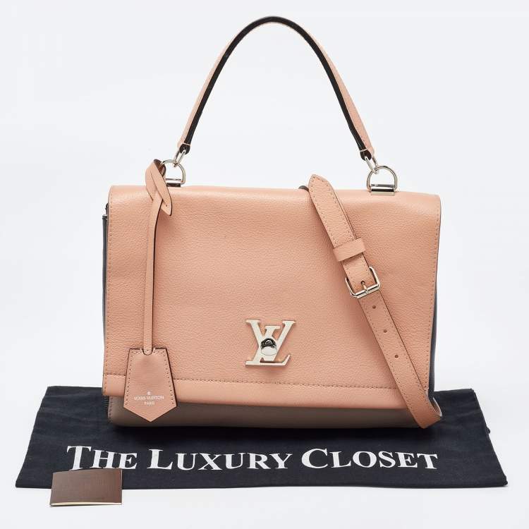 Pre Owned Louis Vuitton Multicolor Leather Lockme II Bag