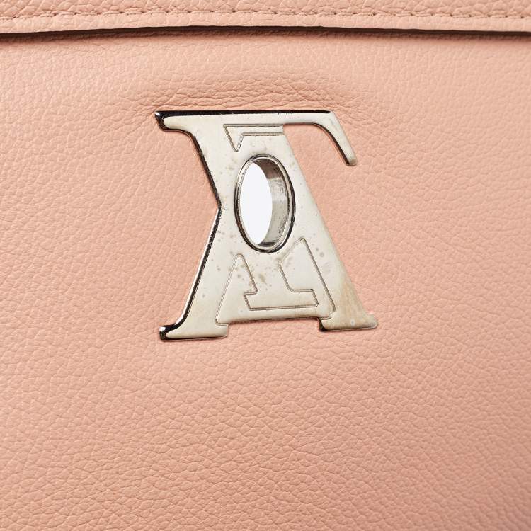Pre Owned Louis Vuitton Multicolor Leather Lockme II Bag