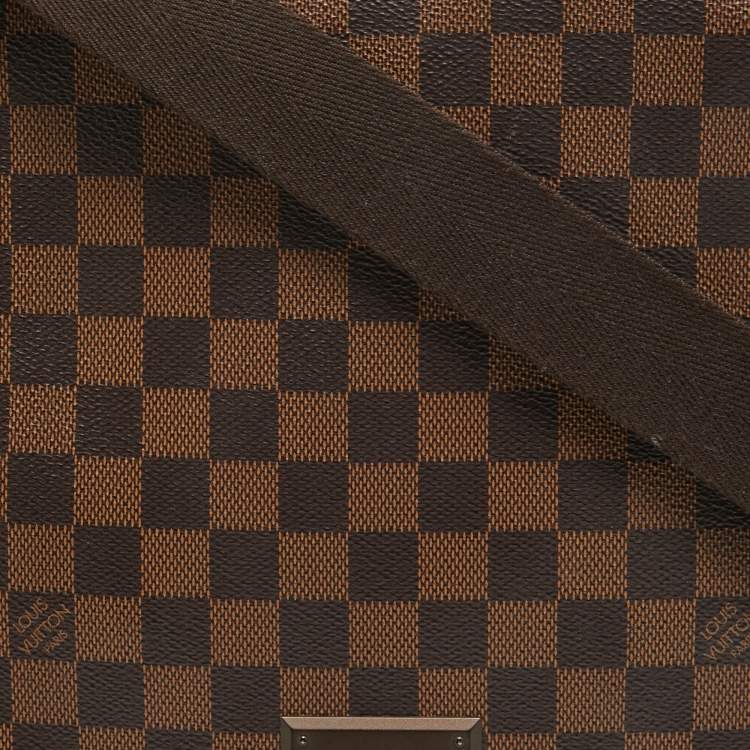 Pre Owned Louis Vuitton Damier Ebene Canvas District PM Bag