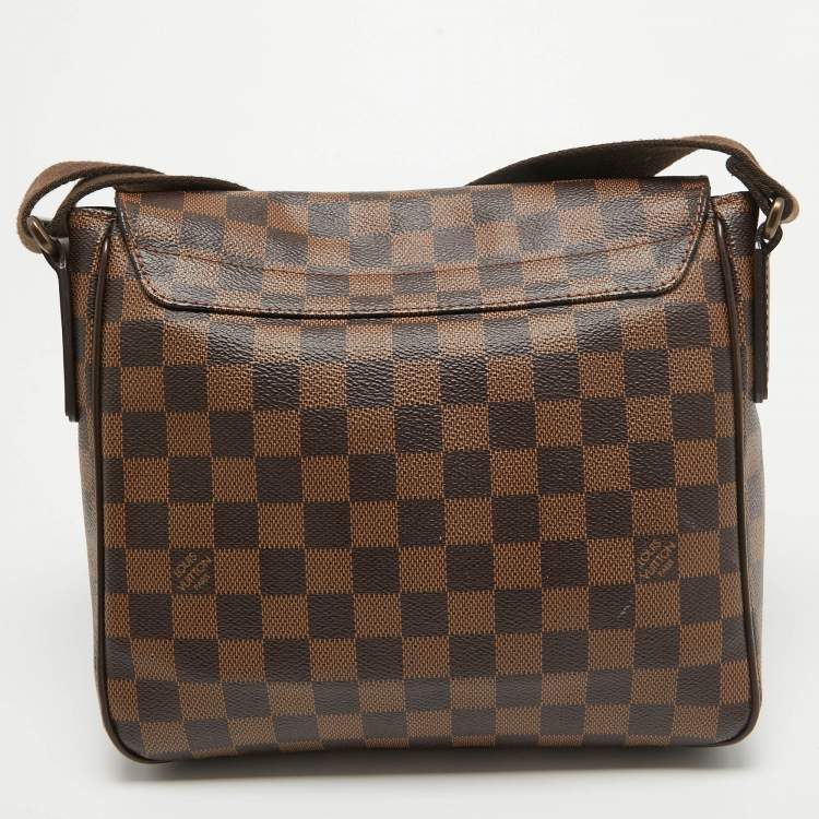 Pre Owned Louis Vuitton Damier Ebene Canvas District PM Bag