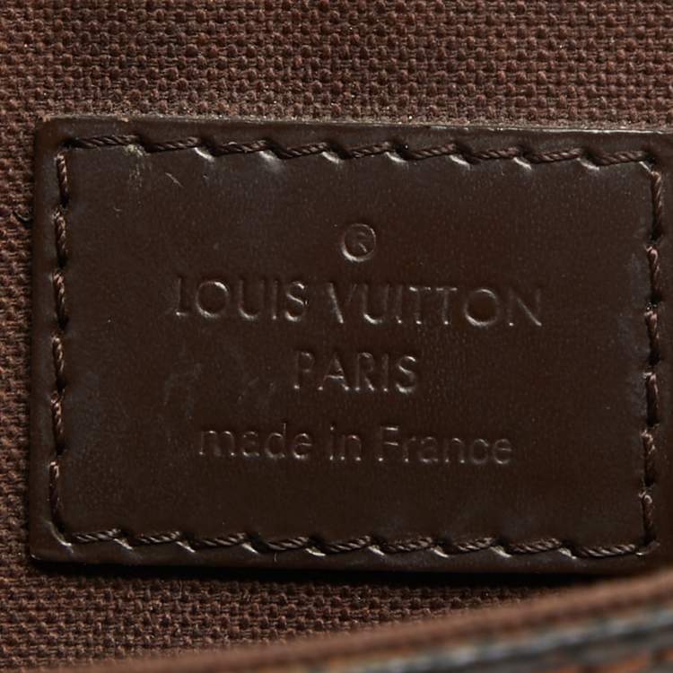 Pre Owned Louis Vuitton Damier Ebene Canvas District PM Bag
