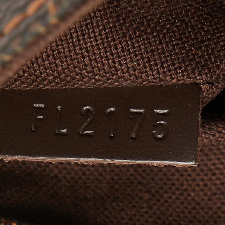 Pre Owned Louis Vuitton Damier Ebene Canvas District PM Bag