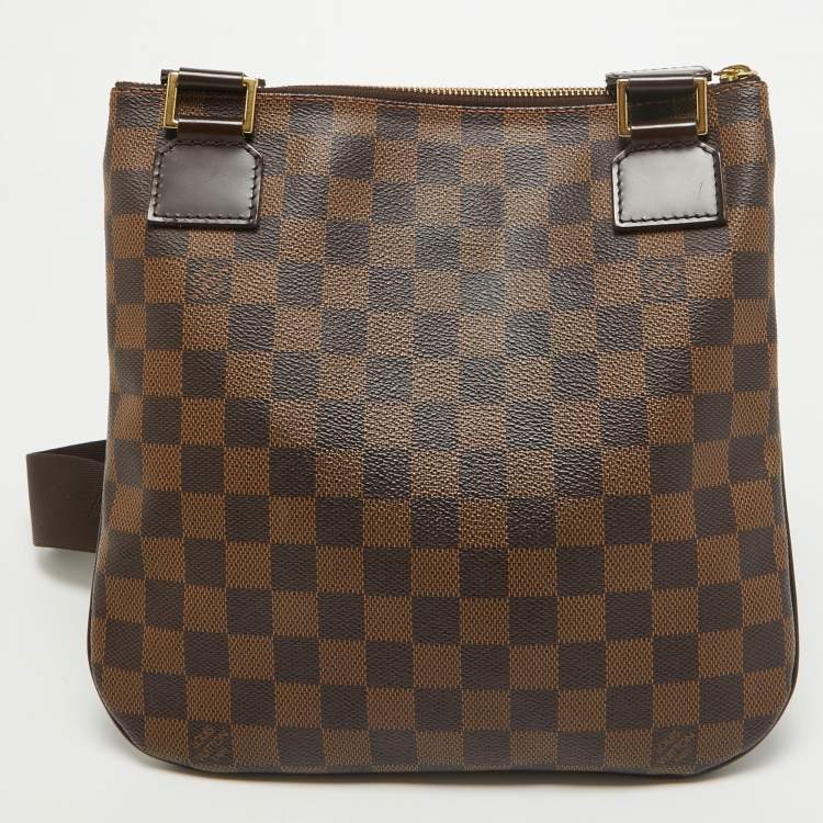 Pre Owned Louis Vuitton Damier Ebene Canvas Pochette Bosphore Bag