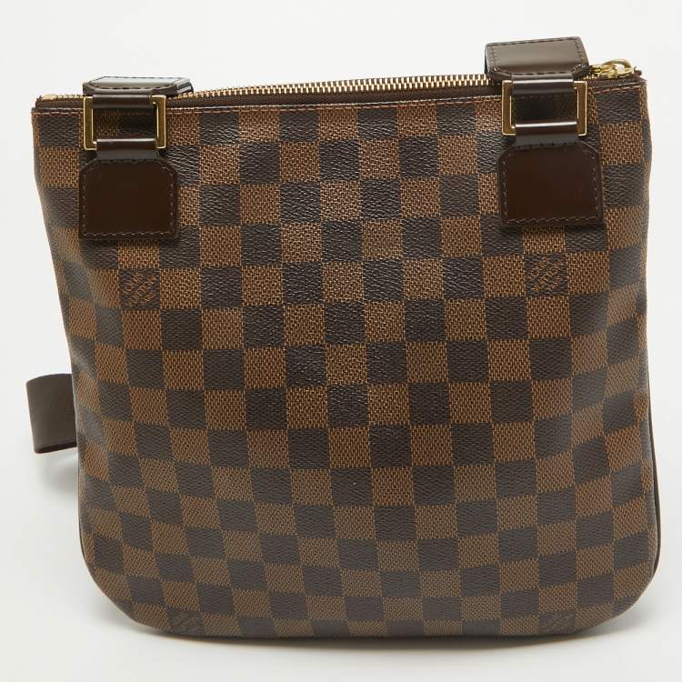 Pre Owned Louis Vuitton Damier Ebene Canvas Pochette Bosphore Bag