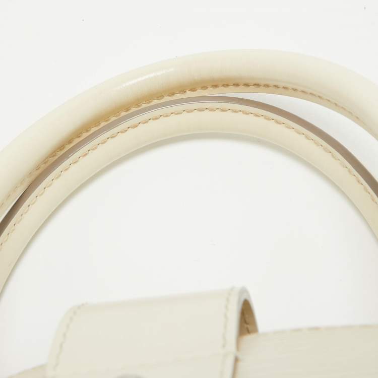Pre Owned Louis Vuitton Ivorie Epi Leather Pont Neuf GM Bag