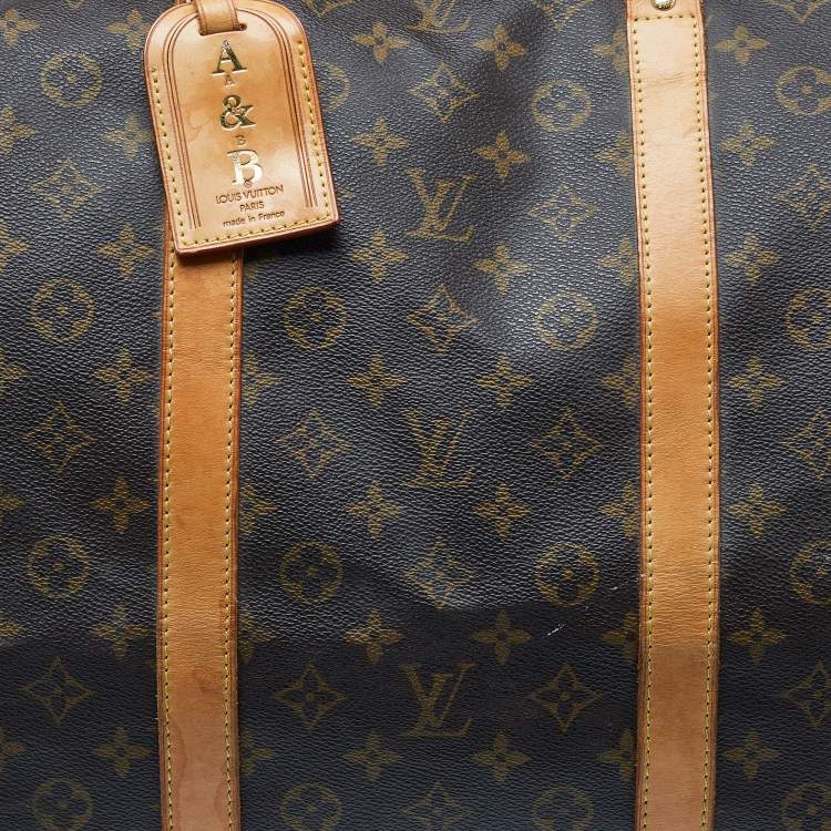 Pre Owned Louis Vuitton Monogram Canvas Keepall Bandouliere 60 Bag