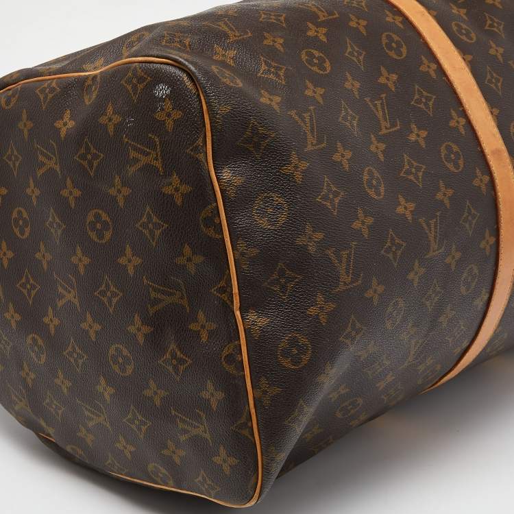 Pre Owned Louis Vuitton Monogram Canvas Keepall Bandouliere 60 Bag