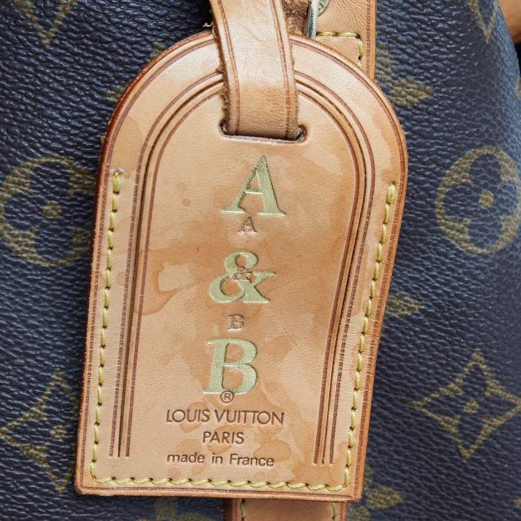 Pre Owned Louis Vuitton Monogram Canvas Keepall Bandouliere 60 Bag
