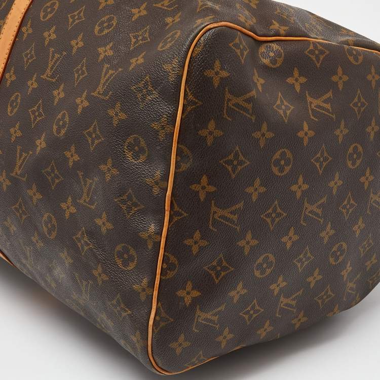 Pre Owned Louis Vuitton Monogram Canvas Keepall Bandouliere 60 Bag