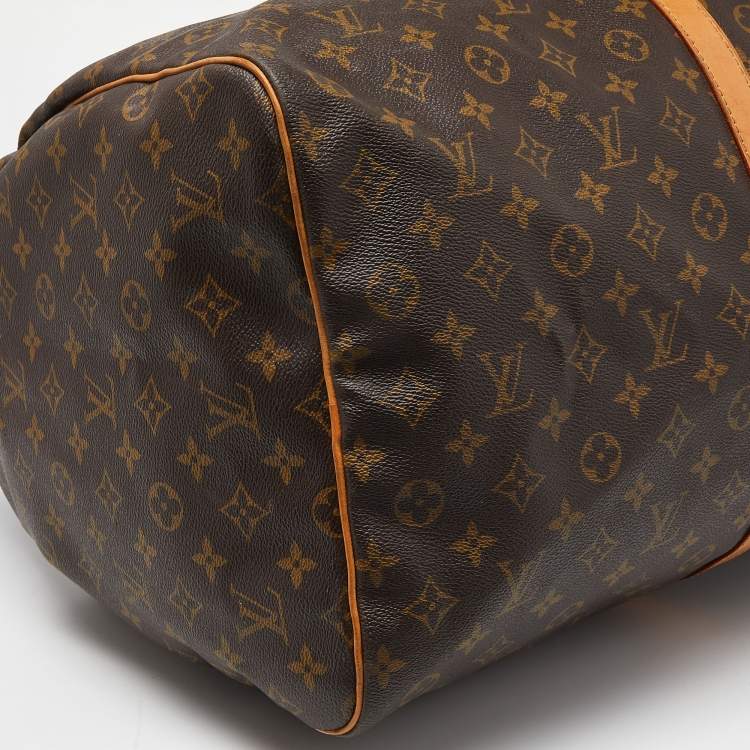 Pre Owned Louis Vuitton Monogram Canvas Keepall Bandouliere 60 Bag