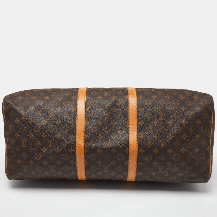 Pre Owned Louis Vuitton Monogram Canvas Keepall Bandouliere 60 Bag