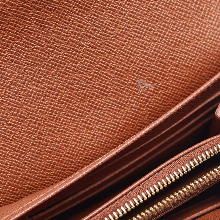 Pre Owned Louis Vuitton Monogram Canvas  Sarah Wallet