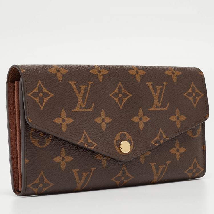 Pre Owned Louis Vuitton Monogram Canvas  Sarah Wallet