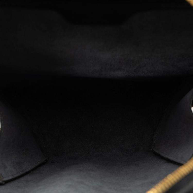 Pre Owned Louis Vuitton Black Leather Epi Mabillon Backpack  