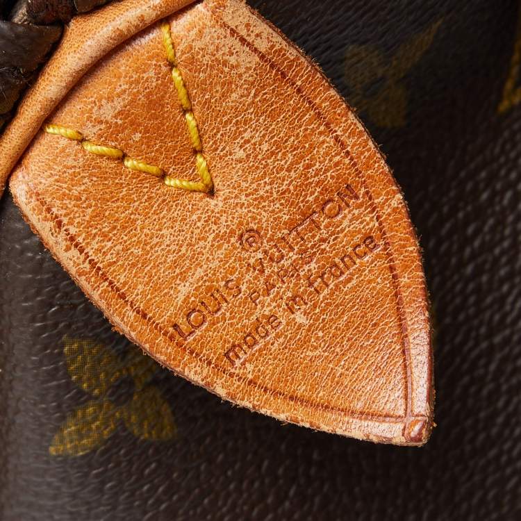 Pre Owned Louis Vuitton Monogram Canvas Speedy 35 Bag