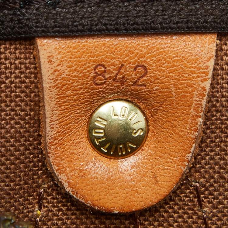 Pre Owned Louis Vuitton Monogram Canvas Speedy 35 Bag