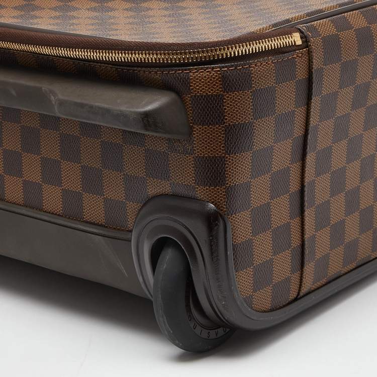 Pre Owned Louis Vuitton Damier Ebene Canvas Pegase 45 Luggage