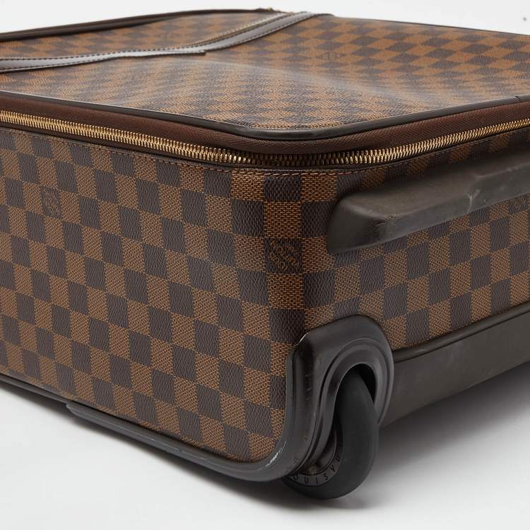 Pre Owned Louis Vuitton Damier Ebene Canvas Pegase 45 Luggage
