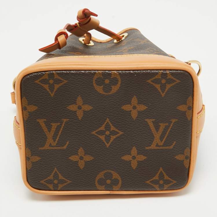 Pre Owned Louis Vuitton Monogram Canvas Nano Noe Bag