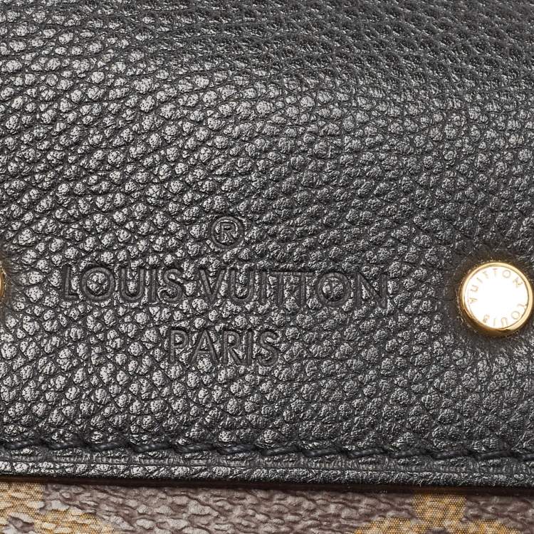 Pre Owned Louis Vuitton Black Monogram Canvas and Leather Pallas Chain Bag