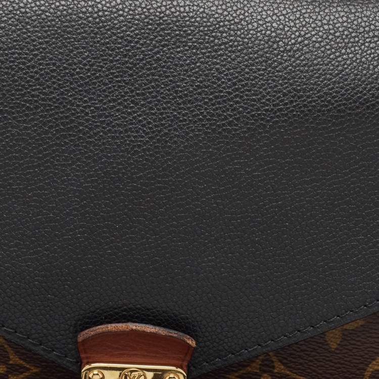 Pre Owned Louis Vuitton Black Monogram Canvas and Leather Pallas Chain Bag