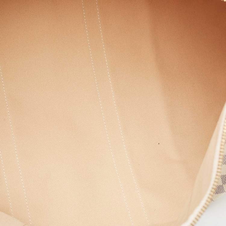 Pre Owned Louis Vuitton Damier Azur Canvas Keepall Bandouliere 55 Bag