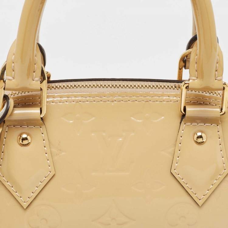 Pre Owned Louis Vuitton Dune Monogram Vernis Alma BB Bag