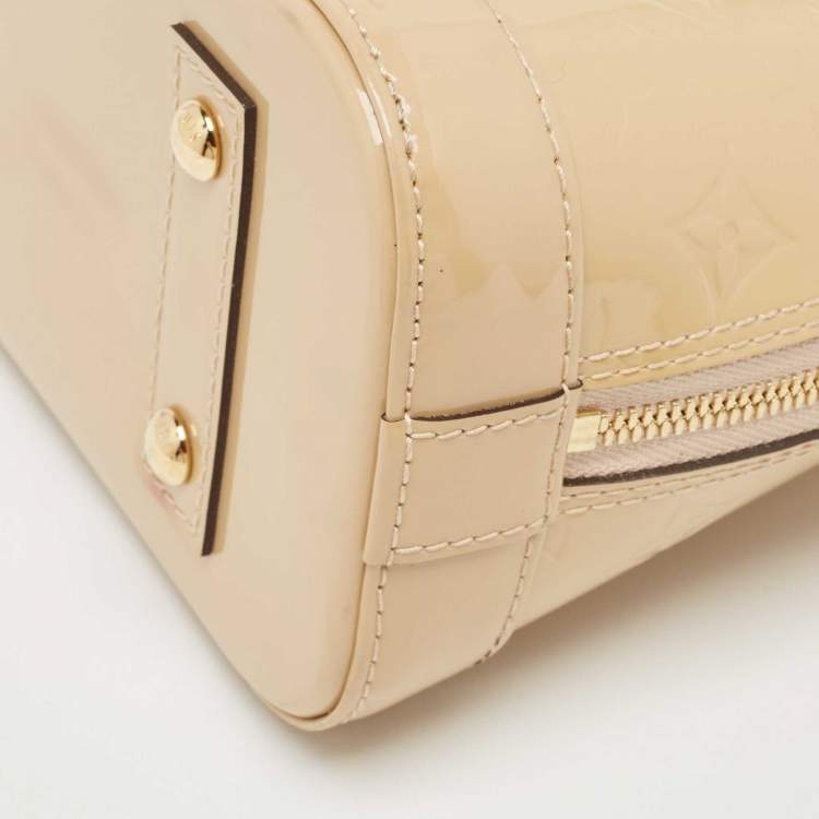 Pre Owned Louis Vuitton Dune Monogram Vernis Alma BB Bag