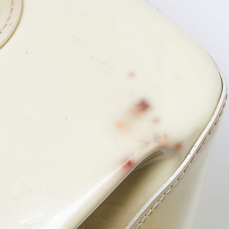 Pre Owned Louis Vuitton Perle Monogram Vernis Rosewood Avenue Bag
