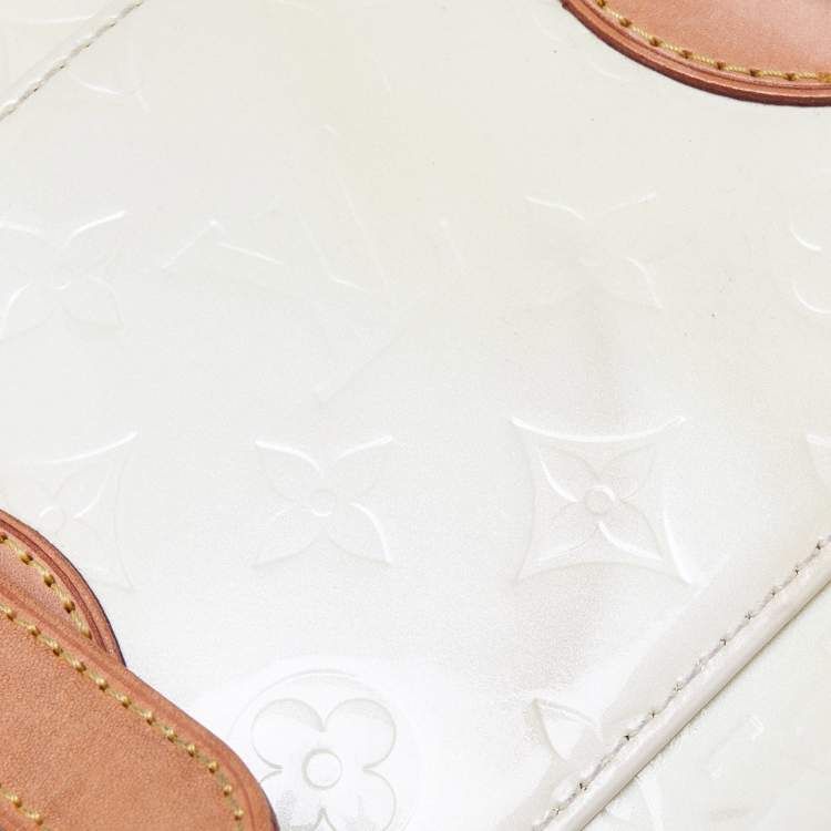 Pre Owned Louis Vuitton Perle Monogram Vernis Rosewood Avenue Bag