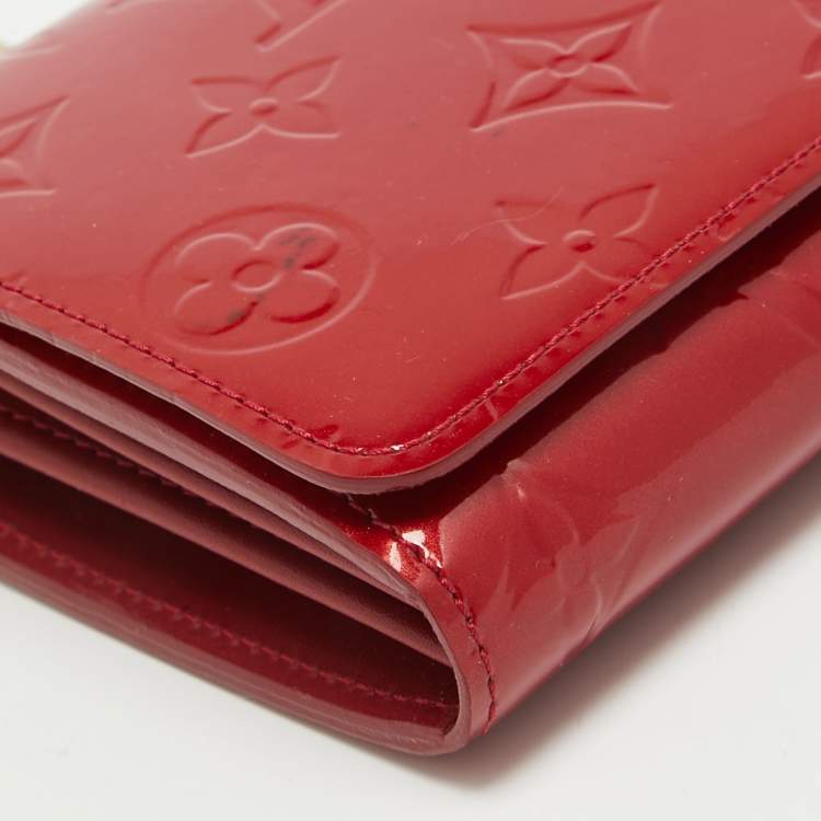 Pre Owned Louis Vuitton Pomme D'Amour Monogram Vernis Chaine Wallet